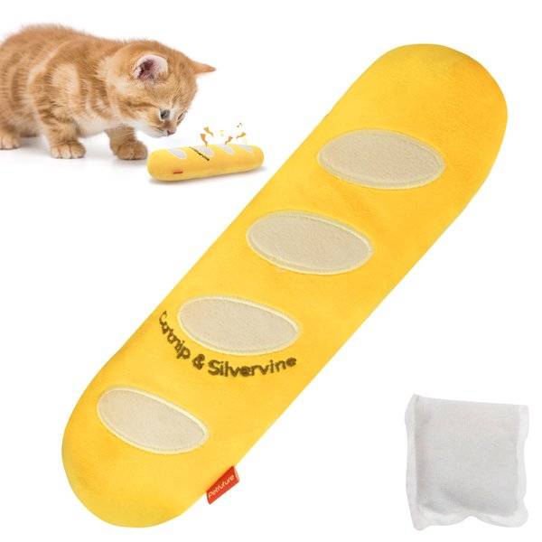 PETFUTURE Interactive Cat Kicker, Catnip Toys,Cat Toy for Indoor Cats, Exercise and Entertain Your Indoor Cat, Crinkle Cat Toys for Your Feline Friend’s Endless Fun