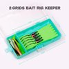 Texas Rig Kit 10 PCs 3/16oz with Paddle Tail Swimbaits and Reusable Bait Rig Keeper Case, Quick-Fishing Bass Fishing Lures Kit