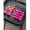 Framar Gator Grips Pink Hair Clips for Styling - Hair Clips For Women, Alligator Clips for Hair, Crocodile Clips for Hair Styling – Sectioning Clips For Hair, 4 Count Rubberized