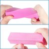 12 Pcs Nail Buffer Block for Acrylic and Natural Nails, 4 Sided Sanding Buffers for Gel Nails Fingernail Shine Buffing Filer Set, Professional Manicure Polisher Buffer Bulk Medium Grit Mix Color
