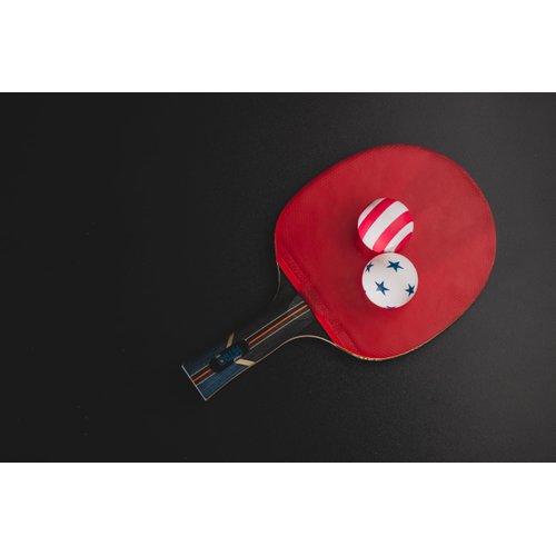 STIGA 6 Pack Stars/Stripes Table Tennis Balls - 40mm ITTF Regulation Size and Weight Ping Pong Balls