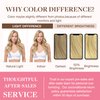 GOO GOO Clip in Hair Extensions Real Human Hair, 18inch 130g 7Pcs, 16/22 Light Blonde Highlighted Golden Blonde, Remy Human Hair Extensions Clip ins for Women, Natural Human Hair