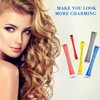 60 Pieces Hair Perm Rods Set Plastic Perming Rods Cold Wave Rods 5 Sizes Hair Curling Rollers with Rat Tail Hair Comb Stainless Steel Pintail Comb for Women Girls Hairdressing Styling