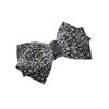 Glitter Handmade Crystal Beads Bow Hair Barrettes Rhinestone Bowknot Hair Barrettes for Thick Hair Chic Bling Butterfly Hair Clips For Styling Long Hair,2 Pack (Grey)