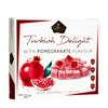 Cerez Pazari Turkish Delight with Pomegranate Flavour 200 gr Gourmet Small Size Snacks Gift Box No Nuts Sweet Luxury Traditional Confectionery Vegan Candy Dessert Glucose Free Lokum Approx.18 Pcs