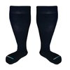 HOYISOX Big and Tall Compression Socks 20-30 mmHg, Comfortable Knee High Socks for Men and Women (as1, alpha, 3x_l, regular, regular, Black)