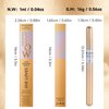 Eyebrow Pencil Light Brown, Microblading Tattoo Brow Pen With A Micro-Fork Tip Applicator, 4 Point Eyebrow Pencil Waterproof Smudge Proof Four-Fork Liquid Eyebrow Pencil Long Lasting Natural Fine Wild 4D Eyebrow Pencil Makeup (01# Light Brown)