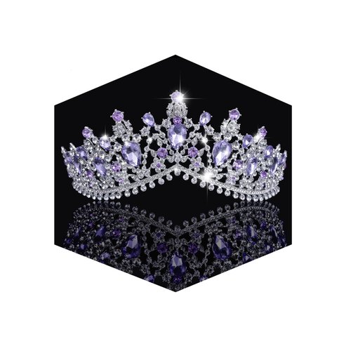 Kamirola - Queen Crown and Tiara Princess Crown for Women and Girls Crystal Headbands for Bridal, Gothic Halloween Costumes for Women Prom Christmas Wedding Birthday Prom Pageant Party