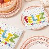 Unique Feliz Cumpleanos Birthday Balloons Multicolor Paper Luncheon Napkins (Pack of 16) - Eye-Catching & Eco-Friendly Napkins - Perfect for Memorable Birthday Parties