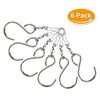 Kuuqa Swivel Hooks Clips for Hanging Wind Spinners Wind Chimes Crystal Twisters Party Supply(6 Pack)