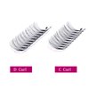 Volume Lash Extensions 10D 0.07 Premade Fans D Curl 9mm Premade Volume Eyelash Extensions Pro Point Thin Base Premade Lashes Volume Lashes (10D-0.07-D, 9mm)