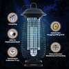 Bug Zapper Indoor & Outdoor, 4200V Electric Mosquito Zapper, 10 Years Lifespan, 6.5ft Power Cord, Waterproof, Fly Trap Mosquito Trap, Fly Killer Fly Zapper for Home, Patio, Kitchen, Backyard, Camping