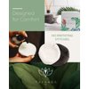 Luxury Bamboo Reusable Makeup Remover Pads, USA Brand (14 Pack), Four Layer Face Pads with Pocket - Reusable Bamboo Face Pads - Eco-Conscious Makeup Remover Pads - Includes Mesh Washing Bag (White)