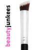 Kabuki Nose Contour Brush - Beauty Junkees Mini Flat Angle Contouring Makeup Brushes, Small Angled for Sculpting, Bronzer, Highlighter with Liquid Cream Powder Cosmetics, Dense, Vegan Synthetic