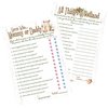 DISTINCTIVS Woodland Bear Baby Shower - All Things Woodland and Mommy or Daddy Matching Game (2 Game Bundle) - 20 Dual Sided Cards