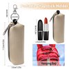 GOCOHHI Chapstick Holder 6 Pcs Lip Balm Sleeve Pouch Portable Lipstick Holder Bag Clip-on Makeup Travel Accessories Great Stuffers Gift for Women