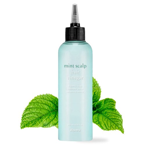 A'PIEU Mint Hair Vinegar Rince 6.76 fl oz - Advanced Scalp Treatment for Oil Control, Hydrating & pH Balancing | Clarifies & Refreshes
