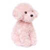 WEIGEDU Pink Puppy Dog Stuffed Animals Plush Toys, Pink Poodle Bichon Frise Maltese Stuffed Dog Plush, 12.6 inches