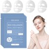 TTYRBF 4PCS Skinqueen Bio Collagen Face Mask,Collagen Mask,Collagen Mask Glass Skin,Deep Collagen Mask