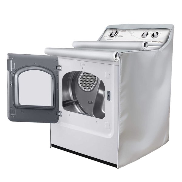 Washing Machine Cover for Top Load Machine,Washers/Dryers Cover With Zipper Thickened Fabric (W31in D31in H41in)
