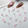 50pcs Random Luminous Resin Charms for Nails Glow in The Dark Beauty Girl Bow Heart Star Moon Scepter Nail Art Charms 3D Nail Charms for Acrylic Nails Flatback Rhinestones for Nails Resin Accessories