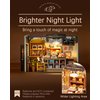 Rolife Miniature House Kit for Beginners-1:20 DIY Miniature Dollhouse Kit with LED Lights-Tiny House Crafts for Adults-Birthday Gifts Hobbies for Women and Men