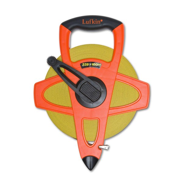 Crescent Lufkin 1/2" x 150' Hi-Viz® Orange Engineer's Fiberglass Tape Measure - FE150D