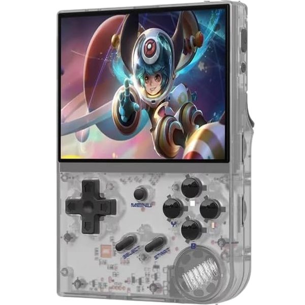 RG35XX Handheld Game Console 3.5 inch IPS Retro Games Consoles Classic Emulator Hand-held Gaming Console Preinstalled Hand Held Video Games System-Gray