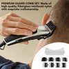 GruDawu 8Pcs Clipper Guards with Metal Clip Snap on Comb Set for Babyliss Clippers Cutting Lengths 1/16” 1/8” 3/16” 1/4” 3/8” 1/2” 5/8” 3/4”
