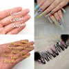 JCAKES 48pcs Zodiac Letter Nail Charms for Acrylic Nails Alloy Twelve Constellation Zodiac Sign Charm Jewels Studs Hollow Letter Nail Art Nail Decoration DIY Craft for Home&Salon