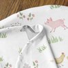 Sweet Jojo Designs Farm Animals Nursing Pillow Cover Breastfeeding Pillowcase Newborn Infant Bottle Breast Feeding Pillow NOT Included Watercolor Farmhouse Barn Horse Cow Gender Neutral