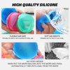 Yohaki water reusable water balloons magnetic silicone for pool outdoor bath backyard slides refillable summer bunch toy outdoor silicone biodegradable party quick essentials games(12)