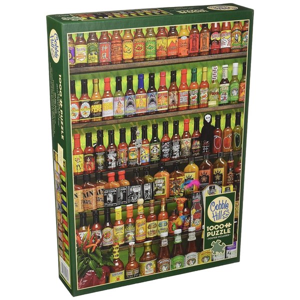 Cobblehill 80063 1000 pc Hot Sauce Puzzle, Various