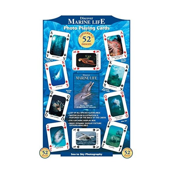 SEA and SKY Discover Marine Life Playing Cards