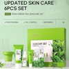 Green Tea Skincare Set, 19-In-1 Skincare Gift Set with Cleanser,Face Serum, Face Cream, Eye Cream, Mask And Mud Mask , Skincare Kits For Teen Girls, Natural Extracts Hydrating Facial Kit For Women