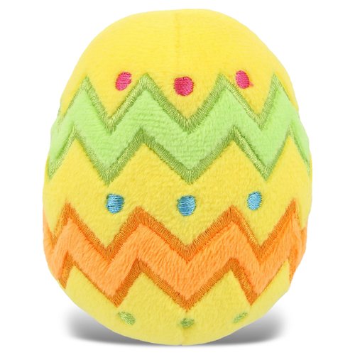 DolliBu Easter Egg Plush Stuffed Toy - Soft Yellow Huggable Egg Plush, Adorable Playtime Easter Egg Plush Toy, Cute Cuddle Gifts, Super Soft Plush Doll Egg Toy for Kids and Adults - 2.5 Inches