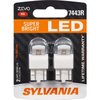SYLVANIA - 7443 T20 ZEVO LED Red Bulb - Bright LED Bulb, Ideal for Stop and Tail Lights (Contains 2 Bulbs)