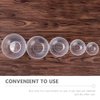 FOMIYES 30pcs Face Mixing Bowl Homemade Facial Bowl DIY Face Applicator Cosmetics Supplies Spa Beauty Tool for DIY Massage Body Transparent S