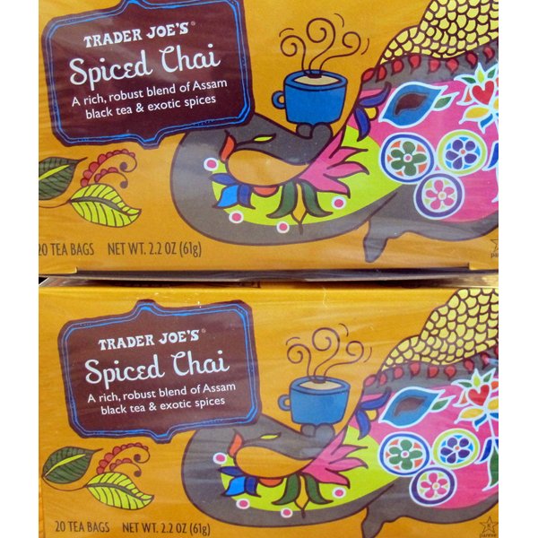 Trader Joe's Spiced Chai Tea---2 pkgs of 20 tea bags