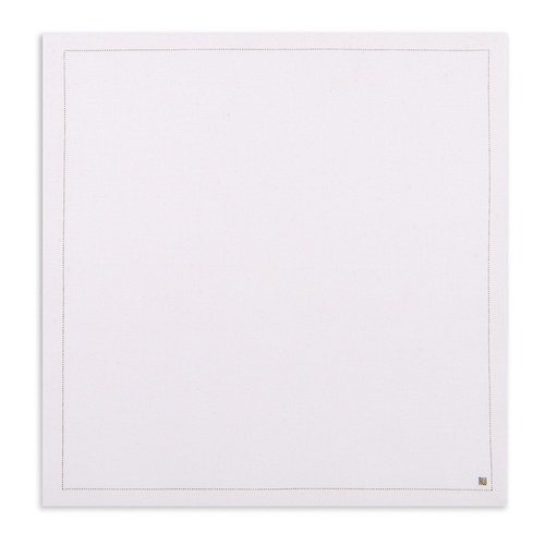 Restaurantware Napluxe Organic Cotton Dinner Napkins - Soft and Durable 9" x 9" Ecru Paper Napkins - Disposable and Recyclable - 50-CT Roll- Restaurantware