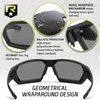 Revision Military ShadowStrike Deluxe Yellow Kit - Tan - Anti-Fog, Tactical Military Ballistic and Eye Protection Sunglasses
