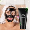 White Naturals Charcoal Black Face Mask, Peel-Off Facial Mask For Deep Cleansing, Clear & Smooth Skin, Remove Blackheads, 2 oz
