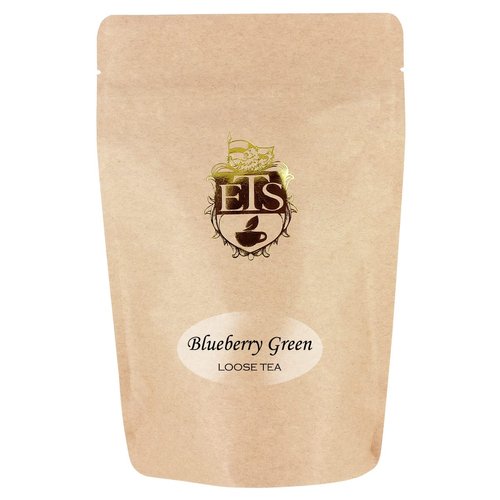 English Tea Store Loose Leaf, Blueberry Flavored Green Tea - 4oz, 4 Ounce