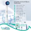 Compatible with Oral-B Electric Toothbrush Sensitive Replacement Head Generic - 8-Pack | Gentle-Action Tooth Brush Heads with Dupont Bristles | Sensitive Gums & Teeth & Gentle Whitening Action | Braun