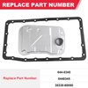 044-0345 Automatic Transmission Filter with Gasket Fits for A750E A750F Transmission - Toyota 4Runner Lexus GX470 LX470 Tundra Replaces# 0440345 35330-60050