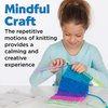 Creativity for Kids Learn to Knit Pocket Scarf - DIY Knitting Kit for Beginners, Kids Craft Kit