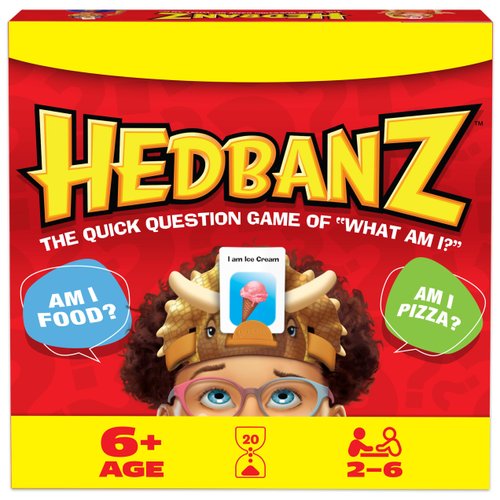 Hedbanz 2023 Edition Cards Picture Guessing Board Game- Family Games | Games for Family Game Night| Kids Games | Card Games for Families & Kids Ages 6 and up