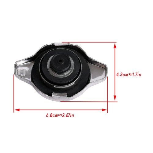 Radiator Cap 19045-PAA-A01, 19045PAAA01，Compatible with Honda Accord Civic CR-V Element Insight Odyssey Pilot Prelude Ridgeline S2000 MDX and More Replace