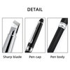 KELUSHI Fiber Optical Cleave Scribe Tool Fiber Optic Cleaving Tool Pen-type Carbide Fiber Scribe(black)