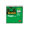 Scotch Magic Tape, Invisible, Home Office Supplies and Back to School Supplies for College and Classrooms, 3 Rolls, Clear
